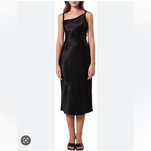 Charlie Holiday NWT Veronica Black Midi Dress